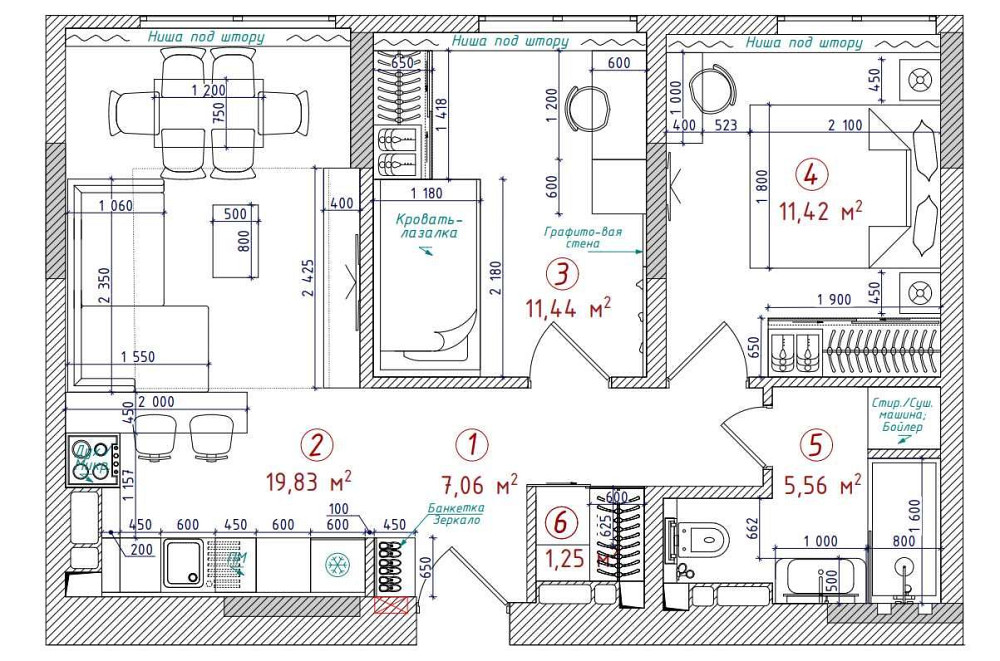 Власник. 2к квартира з ремонтом, 55м2 + Комора 4м2. ЖК Paradise Avenue Крюковщина - изображение 2