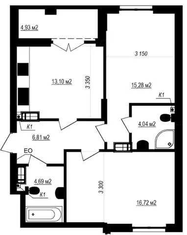 ВИДОВА 2к квартира ЖК Щасливий Гранд Софіївська Борщагівка Софиевская Борщаговка - изображение 3