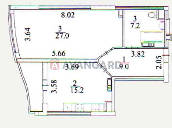 Продаж 1-К ЖК Сосновий Бір вул.Олевська 9 Київ