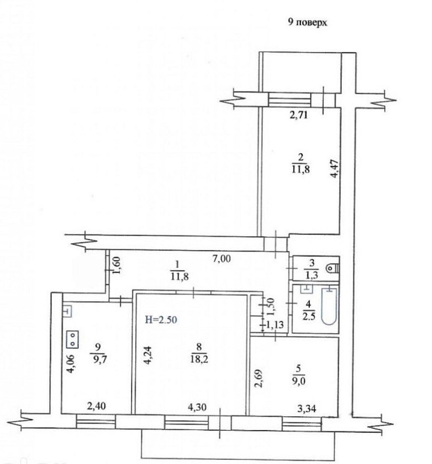 Срочно! 3к кв Алексеевка Кирпичный дом 68м2 Выгодно! Харьков - изображение 6
