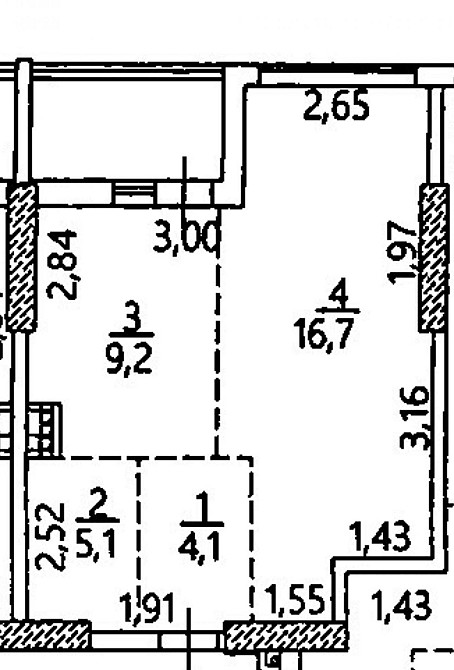 Вблизи Центра‼️1 ком. 41кв.м.  ЖК Клубный 7‼️ ул.Балковская‼️ Газ‼️ Одеса - зображення 7