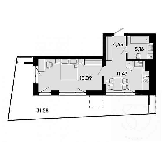 Продаж 1-к квартири в ЖК Lenona Residents, вул. Дж. Ленона Львов