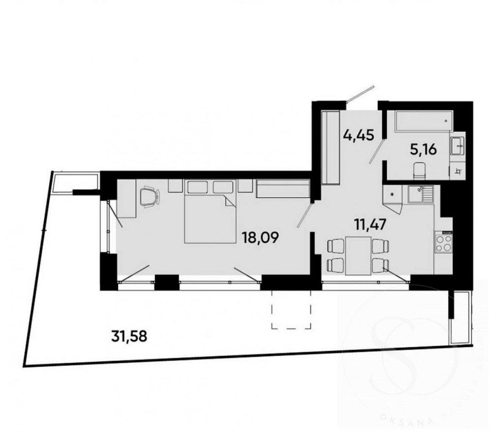 Продаж 1-к квартири в ЖК Lenona Residents, вул. Дж. Ленона Львов - изображение 4