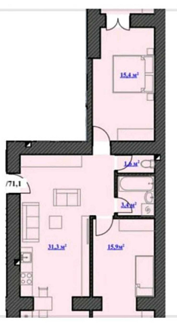 Продаж 2-кім квартири в збудованому будинку. Ивано-Франковск - изображение 4