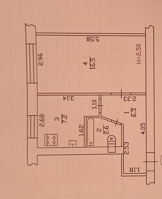 Здається 1-к квартира на Відрадному Киев - изображение 6