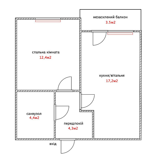 Без %; ЖК Амстердам; 1-кім; Газ; м. Житомирська 20хв їзди; Білогородка Білогородка (Київська обл.) - зображення 5