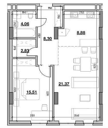 Актуальний продаж 2-кімнатної квартири з видом на парк у ЖК «Америка» Львов