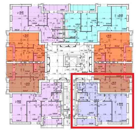 35000$! ЖК Мира 3! Продам 2 ком квартиру пл 74м2, этаж 8й!Документы! A Харків