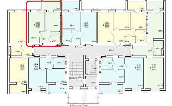 Продам 1к S 39м ,5\9эт в новострое с документами ЖК Сказка.Q Харків