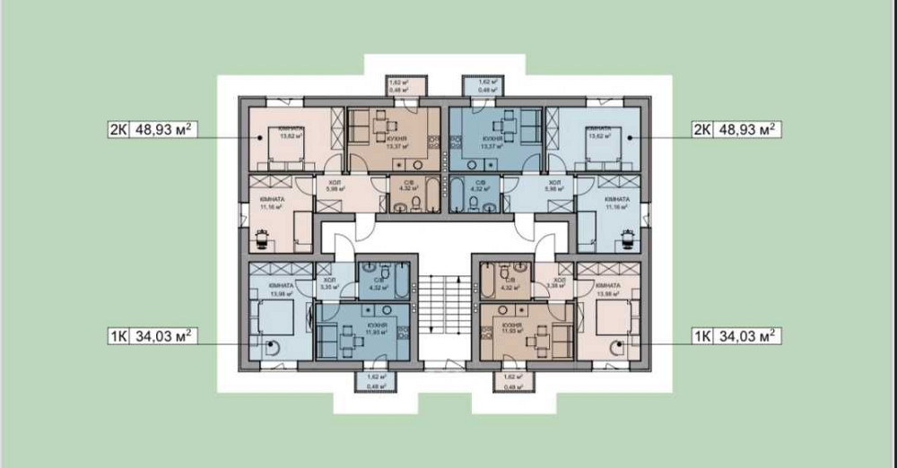 2к квартира у Ворзелі клубний будинок Ворзель - изображение 5