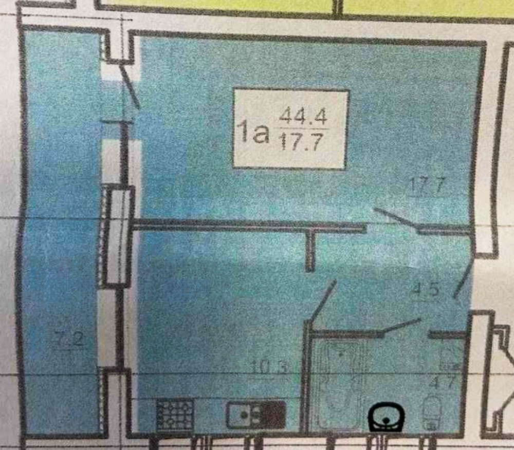 Продам 1 ком квартиру 44м2 реальную в новострое ЖК Оазис Дом-1.L Харків - зображення 1