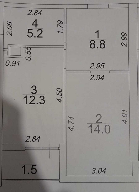 1-комн квартира‼️спальня+кухня-гостиная с ремонтом‼️Жемчужина Краснова Одеса - зображення 8