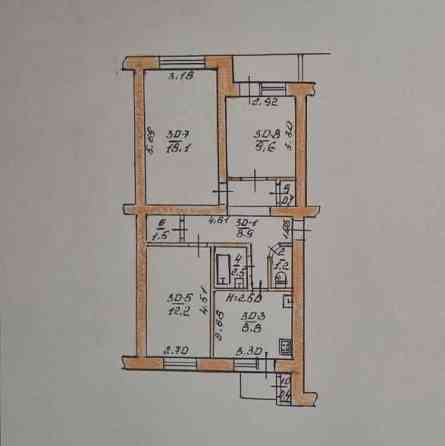 НАЙКОМФОРТНІША і дуже тепла 3К квартира з меблями (Конякіна 3/5 цегла) Луцк