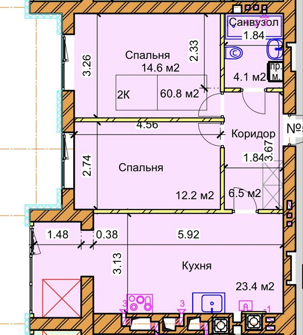Продам 2-ох кімнатну квартиру з панорамним виглядом на озеро Ровно - изображение 7