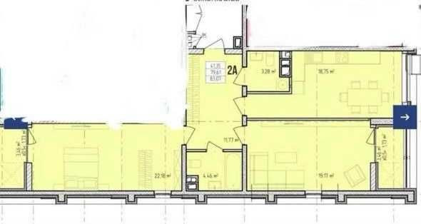 ЖК МОДЕРН, 2-комнатная Видовая Квартира Одеса - зображення 7