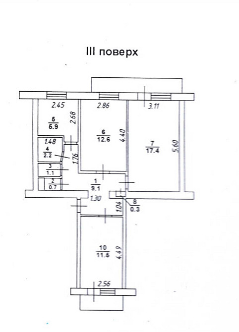 3-ком кв-ра с ремонтом в спецпроекте на 6.5 ст.Б.Фонтана Одеса - зображення 3