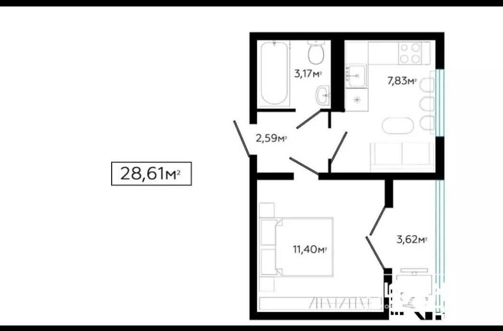 Терміново, одна із найдешевших квартир + гарний вигляд із вікна Ивано-Франковск - изображение 1