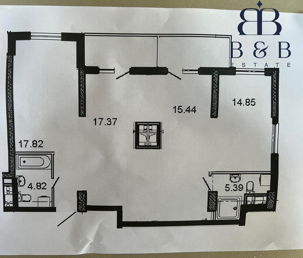 Акрополь-1. 3к без ремонта. Дом сдан! 2 балкона! Есть видео! Одеса - зображення 7