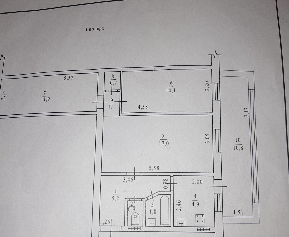 Продам 3-х ком. квартиру на Космонавтов рядом с парком. (135-676) Одеса - зображення 3
