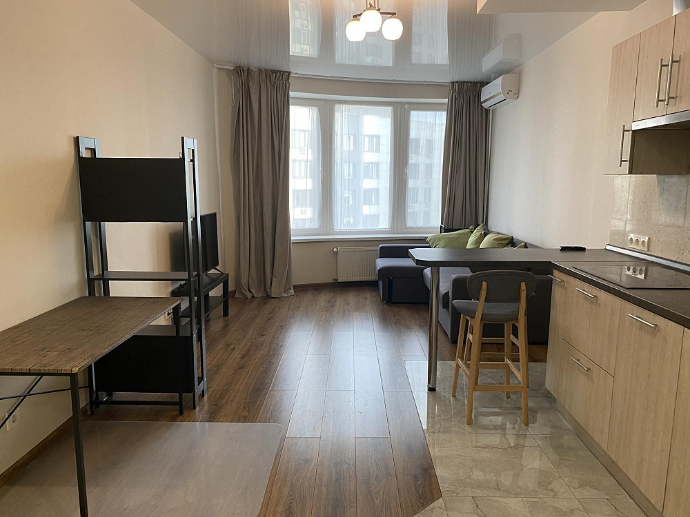 2к студио 45м² ЖК Южные врата Днепровская наб. 26 м Осокорки 5 минут Київ - зображення 2