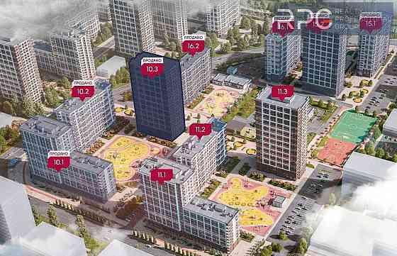 ЖК Варшавский-2.
Продается 1к. квартира дом 10.3, планировка 1С5. Київ