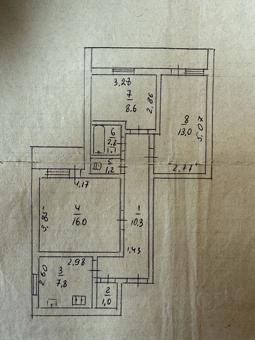 3 кім. кв. Центр вул. Хрещатик,200 Черкассы - изображение 2