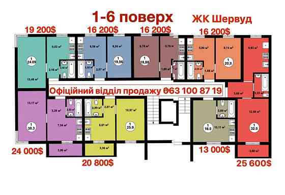 ЖК ШЕРВУД ‼️Центр Боярки ‼️квартира з ГАЗОМ ‼️Вид на ліс ‼️ 13000$ ‼️ Боярка