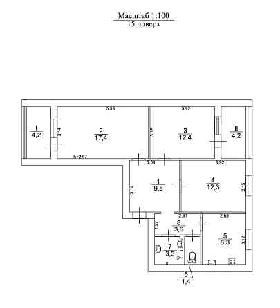 Без %. Продаж 3к. квартири 77 м2. вулиця Здолбунівська 11-А. Позняки Київ
