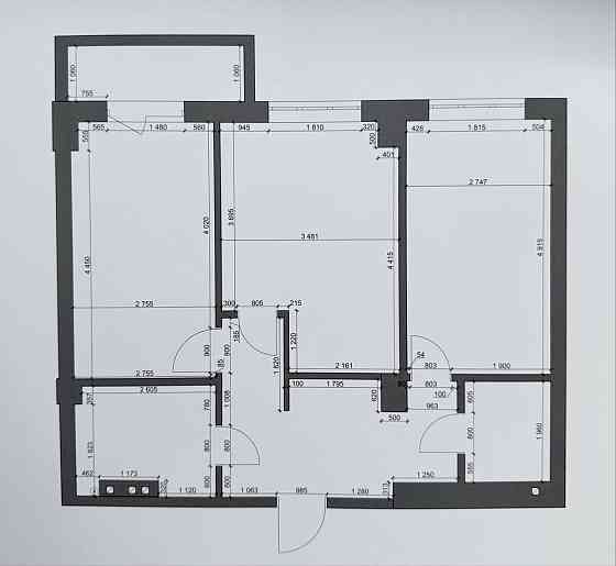 2-х квартира под чистовую  в ЖК Меридиан Харків
