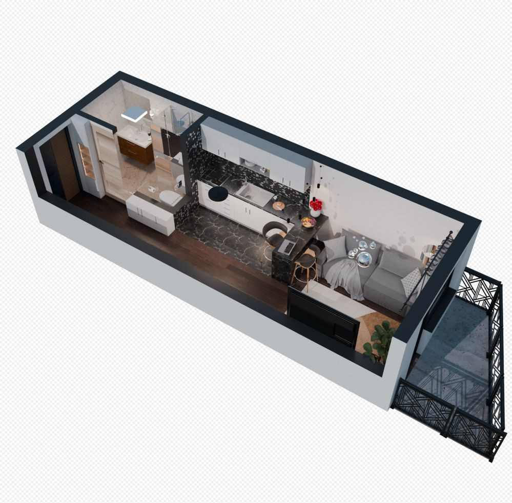 Забудовник | Вигідно купуй квартиру | 1 кімнатна квартира | Теремки Київ - зображення 8