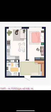 Однокімнатна квартира в Києві | роздільна | Британський Квартал Київ