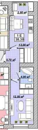 Центр, Однокімнатна квартира, Княгинен-Галицька Ивано-Франковск