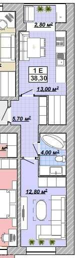 Центр, Однокімнатна квартира, Княгинен-Галицька Ивано-Франковск - изображение 1