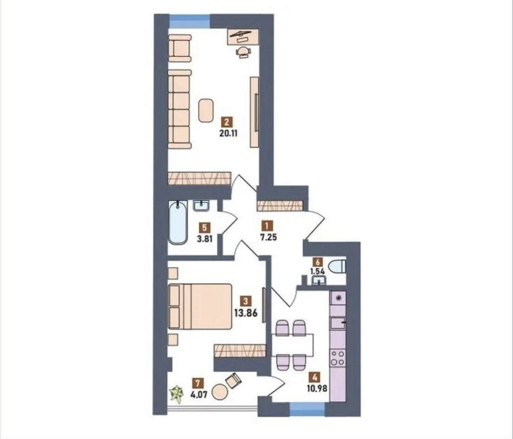 Квартира в жк Перший Квартал Липини - зображення 7