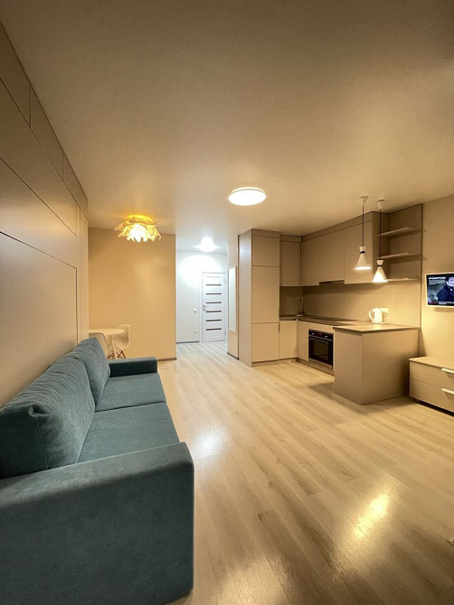 Оренда 1-к ЖК Севен, Дніпровська набер. 18-Б метро Осокорки 5 мин! Київ - зображення 1