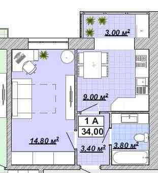 Центр, паркінг, вигідна ціна, -ідеальна квартира у КНЯГИНЕНІ Ивано-Франковск