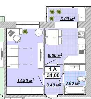 Центр, паркінг, вигідна ціна, -ідеальна квартира у КНЯГИНЕНІ Ивано-Франковск - изображение 5