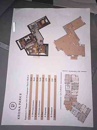 Продам 3-кімнатну квартиру в ЖК Крона Парк-2,переуступка Бровары