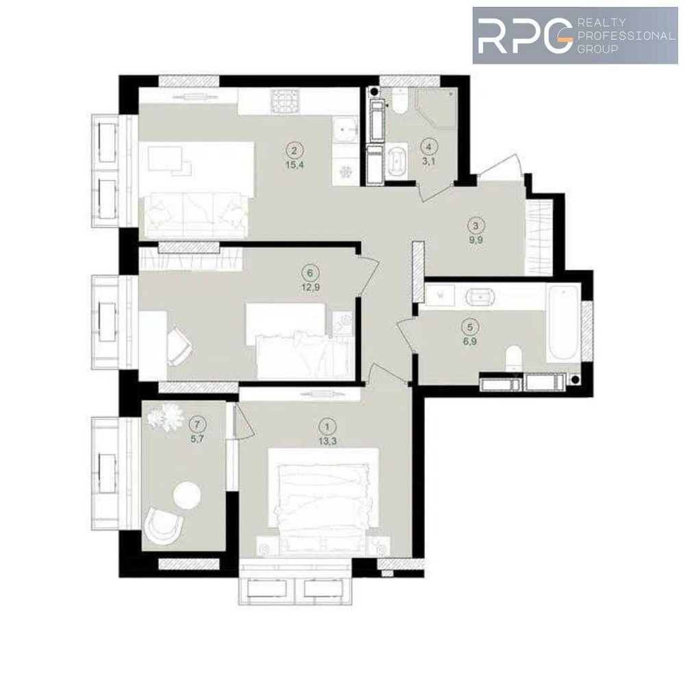 ВИД НА ПАРК 2к квартира БЕЗ КОМІСІЇ  в ЖК Буд на Вавілових Є Генератор Київ - зображення 1