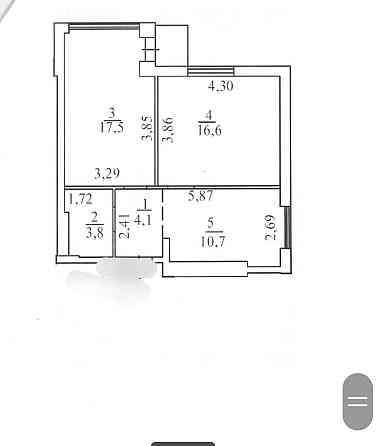 Двухкомнатная в "АКВАРЕЛЬ 8" + КЛАДОВКА Лиманка