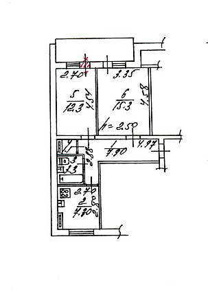 ПРОДАМ 2-х комнатную квартиру 5/9эт. в Киевском районе Лозове (Донецька обл.) - зображення 1