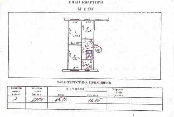 Продам 3-х кім квартиру ( р-н Водоканал ). Кременчук