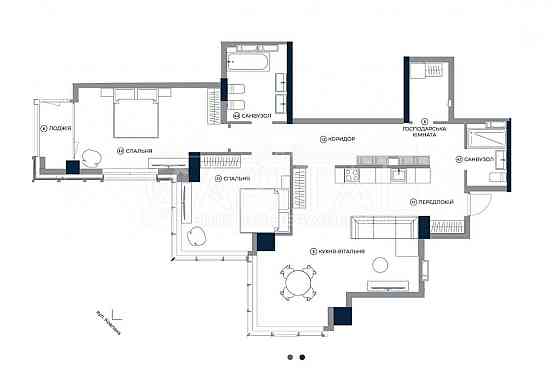Продажа видовой 3к квартиры 118 м, А136, Переуступка, Антоновича центр Київ
