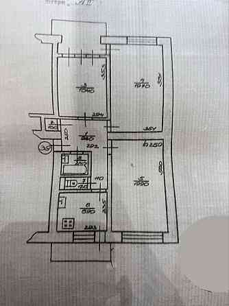 3-ох кімнатна квартира, ПРОДАЖ Мукачево