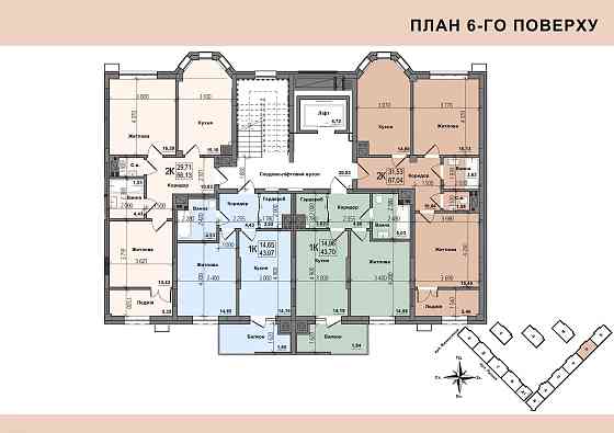 Однокімнатна квартира в елітному комплексі Черновцы