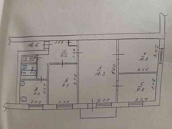 Продам 4 кімнатну квартиру з гаражем. Слов`янськ