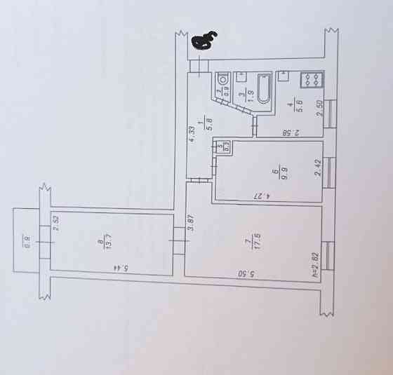 3 кімнатна квартира,  Виставка Хмельницький