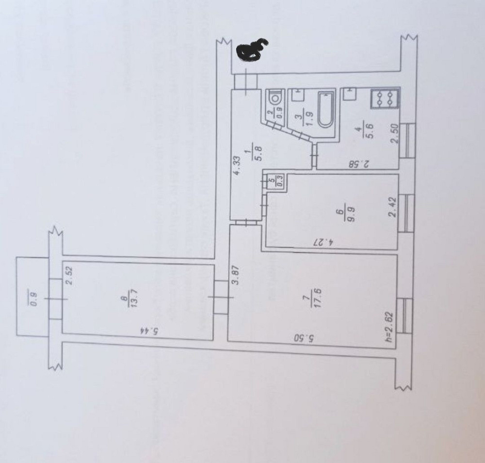 3 кімнатна квартира,  Виставка Хмельницький - зображення 2