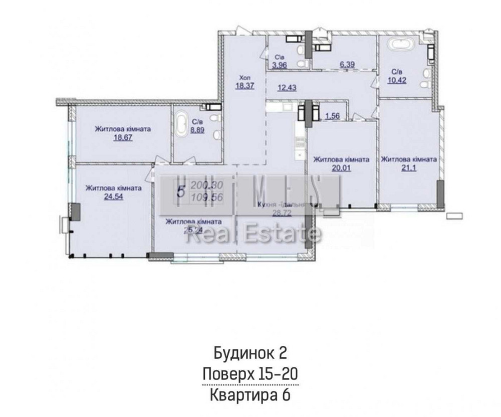 Продажа 5к квартиры, 200м2, Верхогляда, Новопечерские Липки Київ - зображення 3