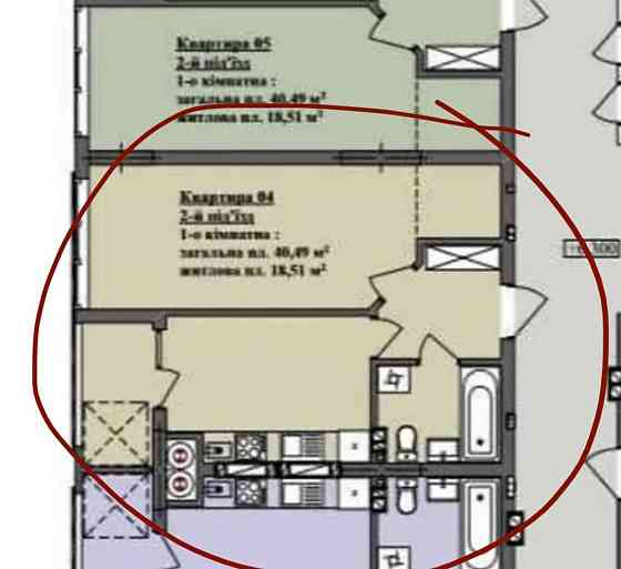 Продаж 1но к квартири в новобудові Трускавецька Львів! Львів